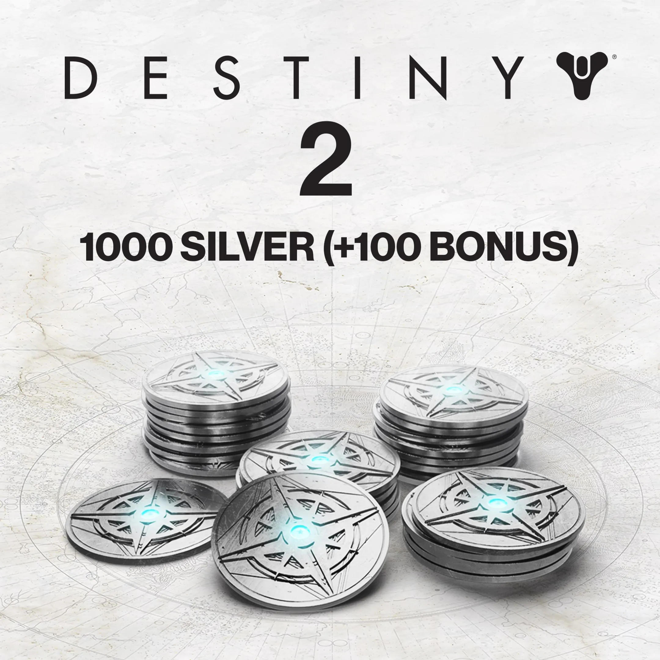 1000 (+100 Bonus) Destiny 2 Silver (PC) | PC | На любой аккаунт