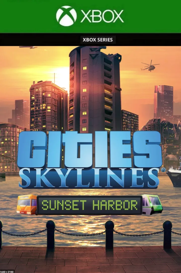 ✅ Cities: Skylines Remastered - Sunset Harbor XBOX SERIES X|S Ключ 🔑