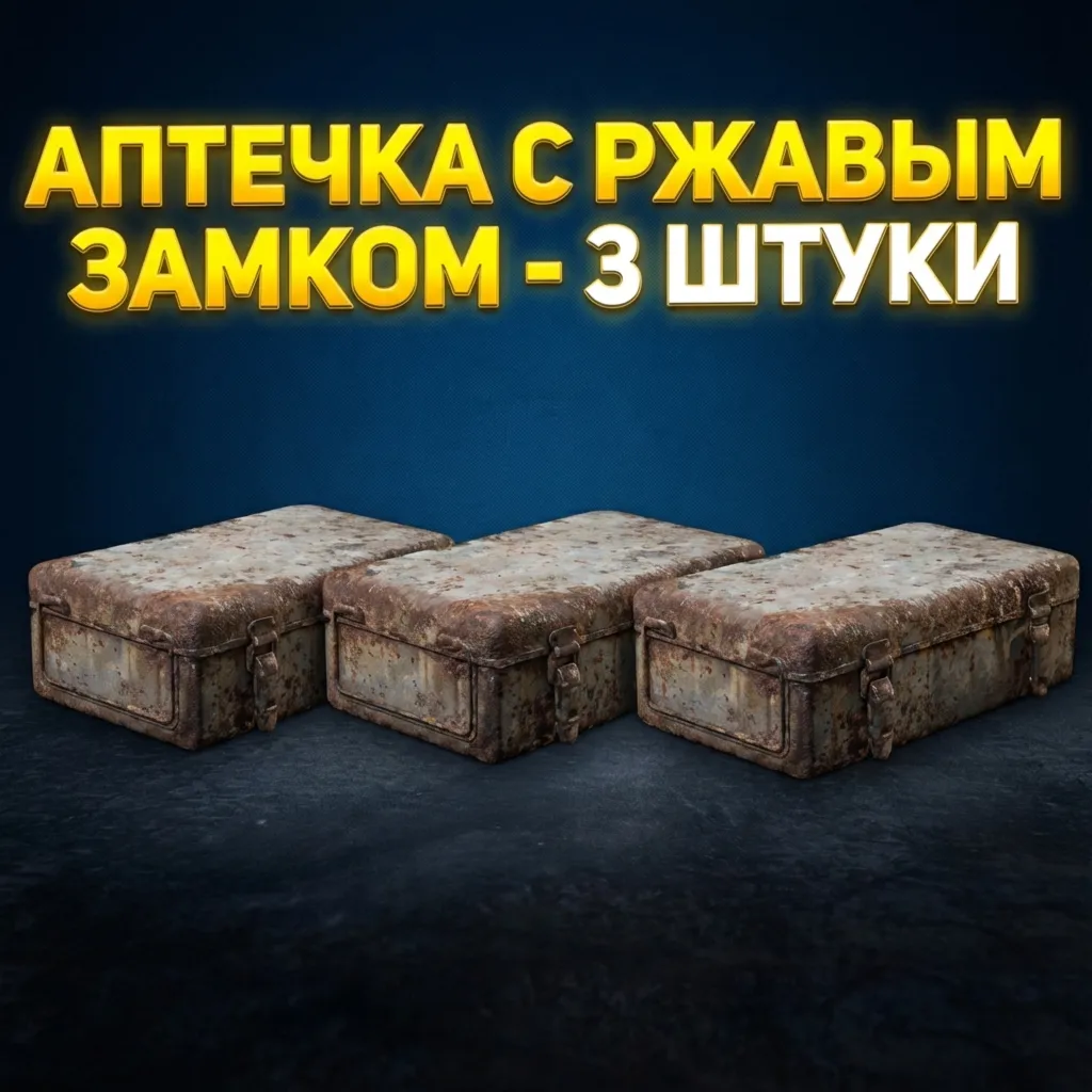АПТЕЧКА С РЖАВЫМ ЗАМКОМ - 3 ШТУКИ ARC Raiders