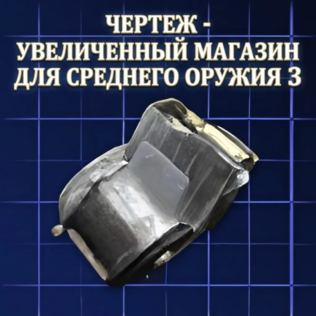 ЧЕРТЕЖ -УВЕЛИЧЕННЫЙ МАГАЗИН ДЛЯ СРЕДНЕГО ОРУЖИЯ 3 ARC Raiders
