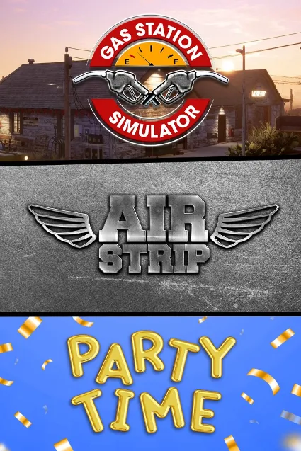 Gas Station Simulator, Airstrip DLC and Party Time DLC Bundle | XBOX | На любой аккау