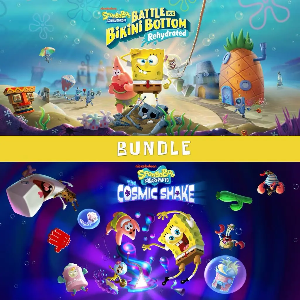 SpongeBob SquarePants: Bundle на PS4 и PS5  П2 П3 