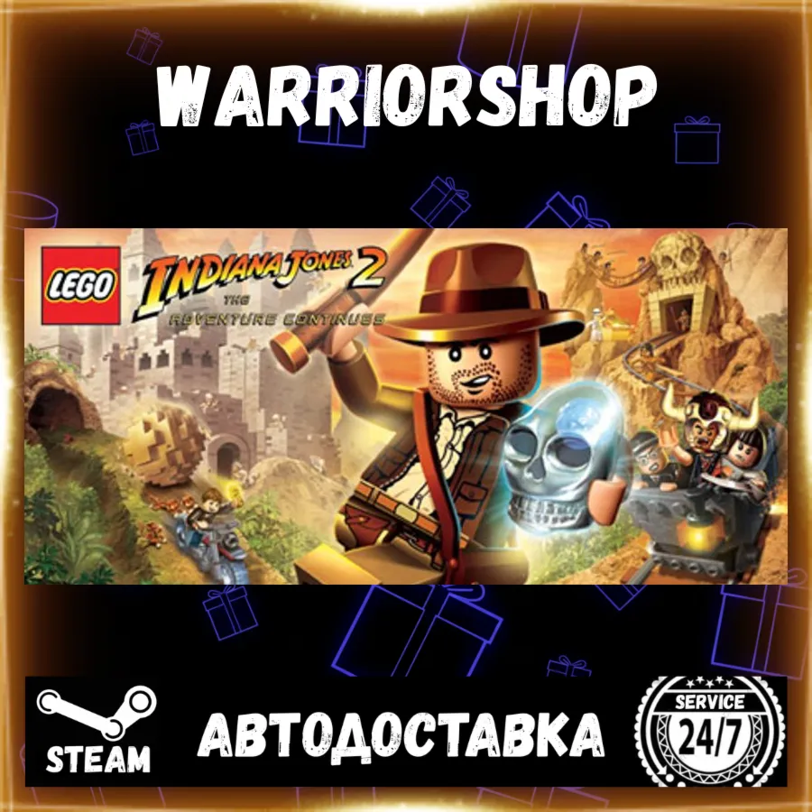 LEGO® Indiana Jones™ 2: The Adventure Cont Select Steam Region GIFT AUTO 24/7 WARRANT