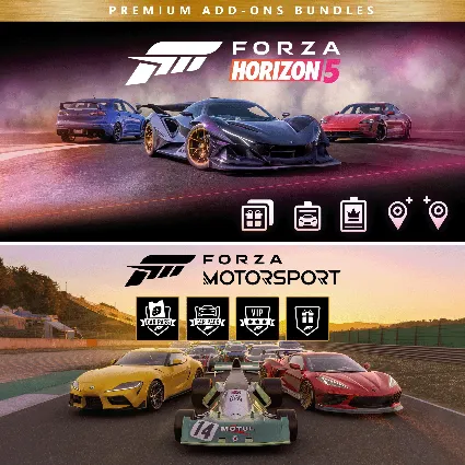 Forza Motorsport and Forza Horizon 5 Premium Add-Ons Bundle | XBOX+PC | На любой акка