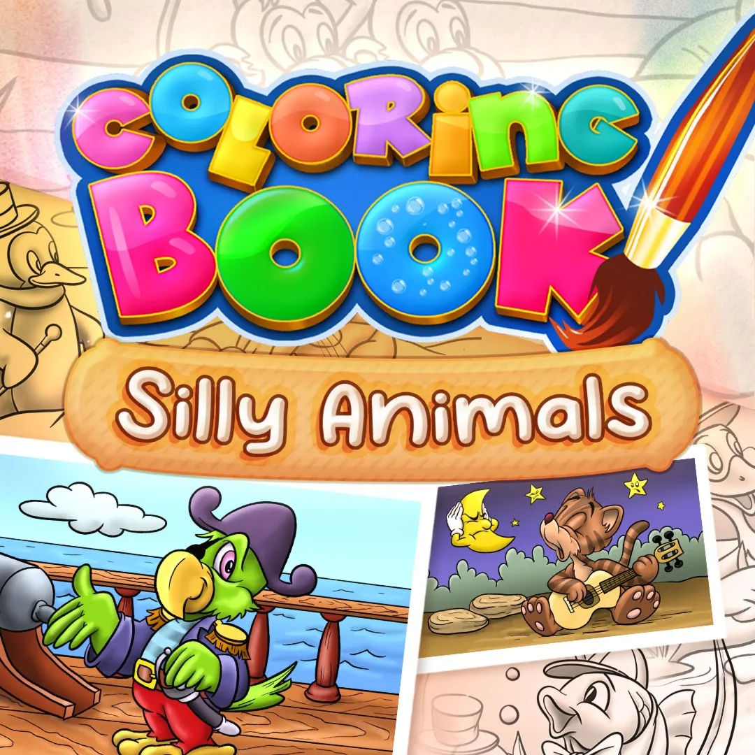Coloring Book: Silly Animals | XBOX+PC | На любой аккаунт