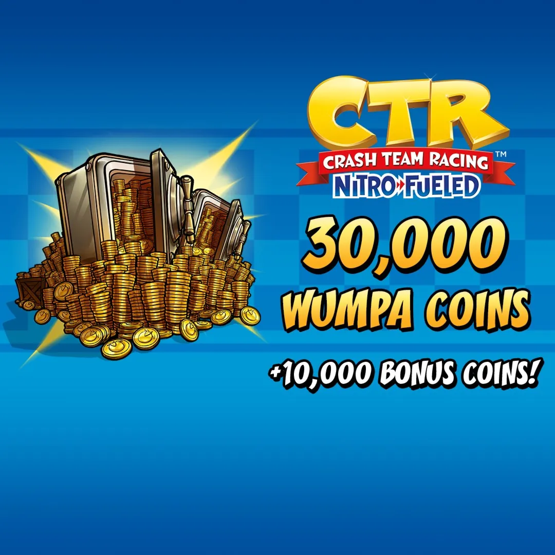 Crash™ Team Racing Nitro-Fueled - 30000 (+10000) Wumpa Coins | XBOX | На любой аккаун