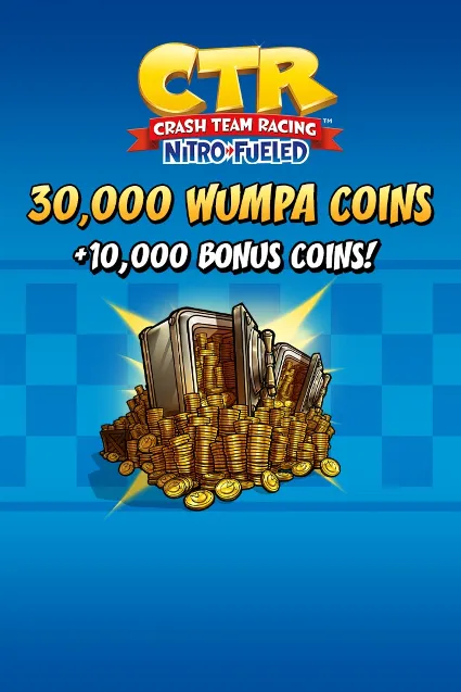 Crash™ Team Racing Nitro-Fueled - 30000 (+10000) Wumpa Coins | XBOX | На любой аккаун