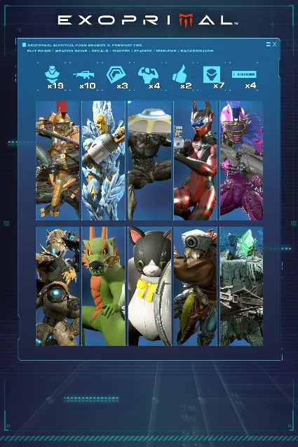 Exoprimal Survival Pass Season 3: Premium Tier | XBOX+PC | На любой аккаунт