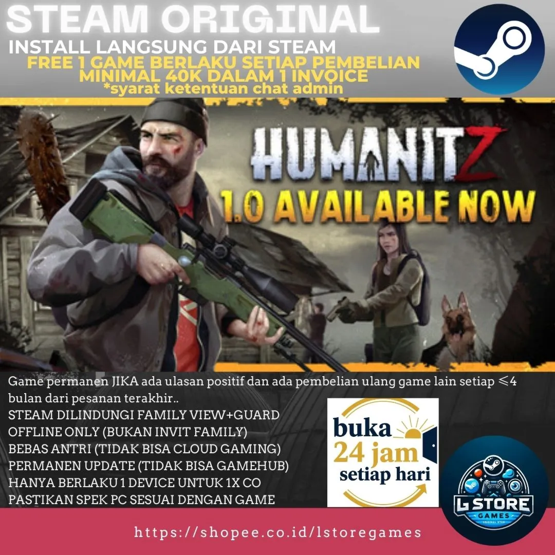 HumanitZ Стим Оффлайн На 90 дней