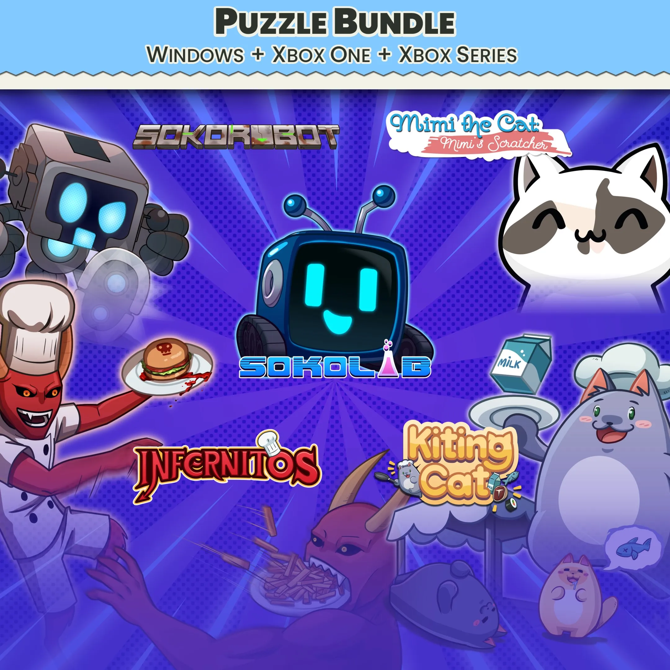 Puzzle Bundle Xbox+PC - HoneyLand, Sokos and Cats! | XBOX+PC | На любой аккаунт