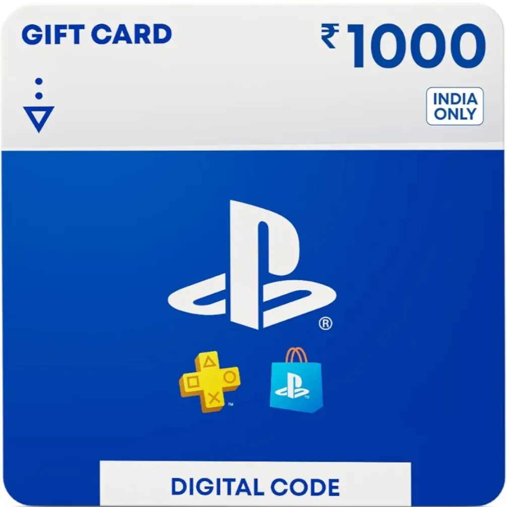 PlayStation (PSN) 1000 INR Gift Card India