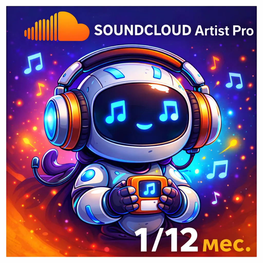 SoundCloud Artist Pro | 1/12 мес. на Ваш аккаунт