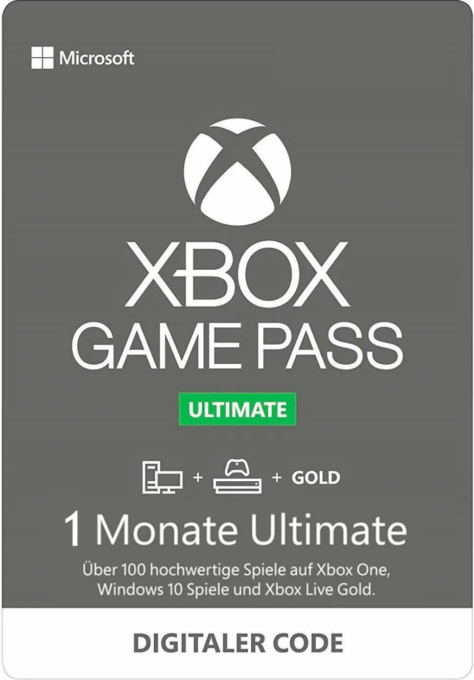 Xbox Game Pass Ultimate 1 Monte Global Region