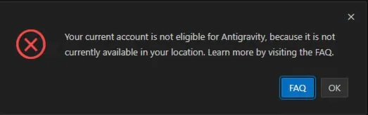 Antigravity: Доступ в РФ без смены региона | Fix "Not Eligible" | Win/Mac/Linux