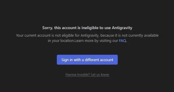 Antigravity: Доступ в РФ без смены региона | Fix "Not Eligible" | Win/Mac/Linux