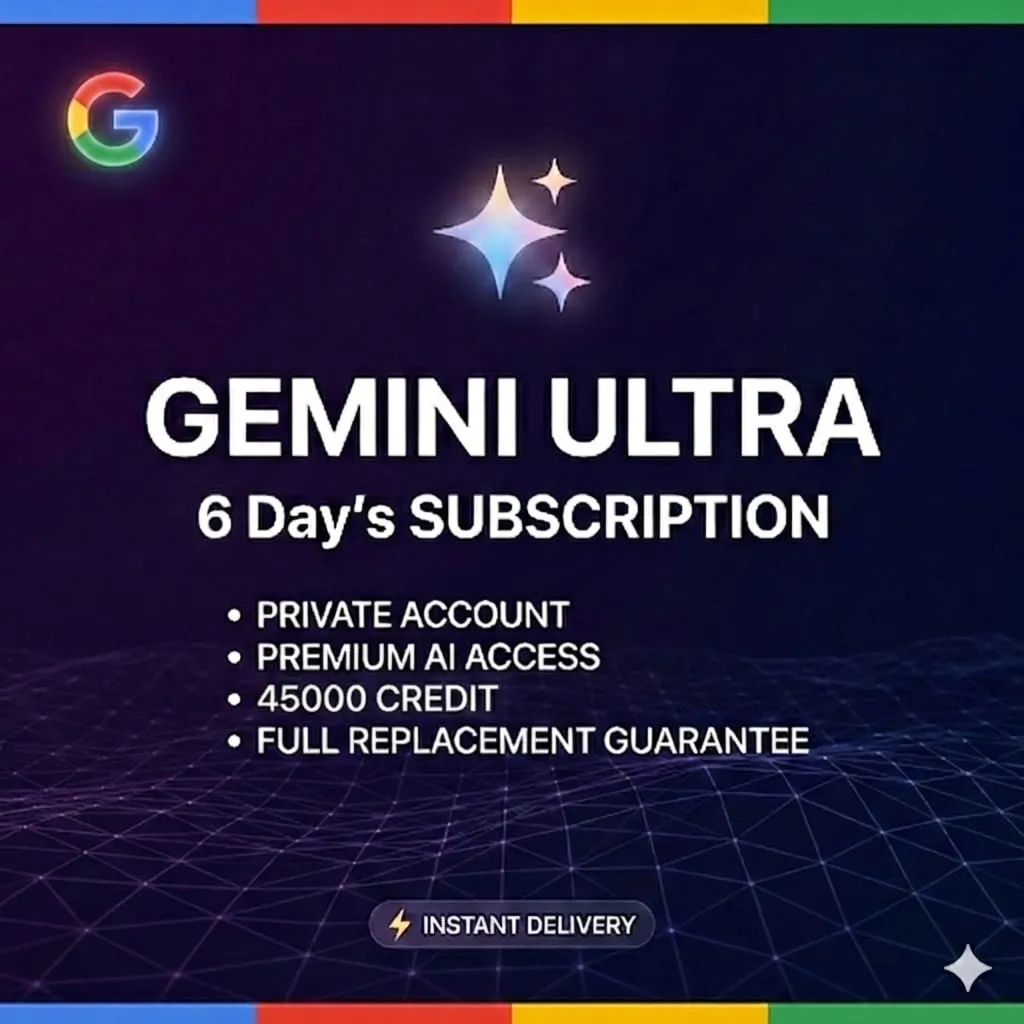 💎 Gemini Ultra | Veo 3.1 Flow | 45,000 Кредитов | Приватный Аккаунт | 7 ДНЕЙ ПРОБНЫЙ
