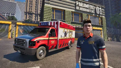 Ambulance Life: A Paramedic Simulator - Fire Department Cosmetic Pack DLC Steam КЛЮЧ