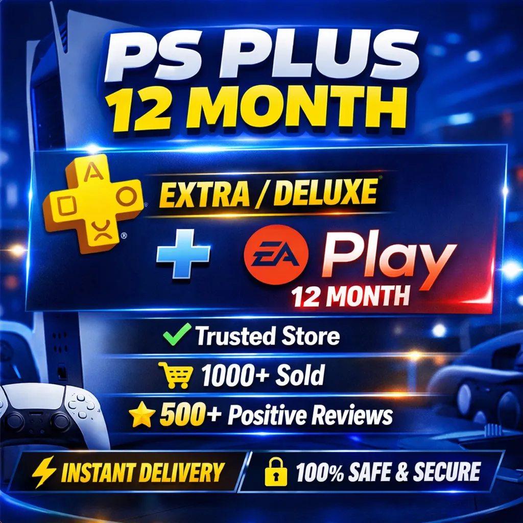 PlayStation PS PLUS | DELUXE | EXTRA | EA PLAY  PAYPAL GLOBAL