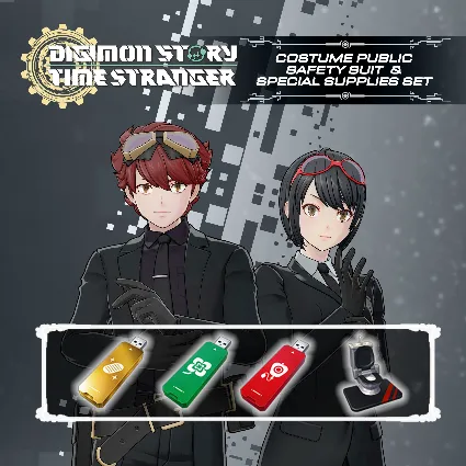 Digimon Story Time Stranger - Costume Public Safety Suit  Special Supplies Set | XBO