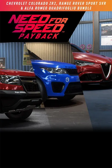Need for Speed™ Payback: Chevrolet Colorado ZR2, Range Rover Sport SVR  Alfa Romeo Q