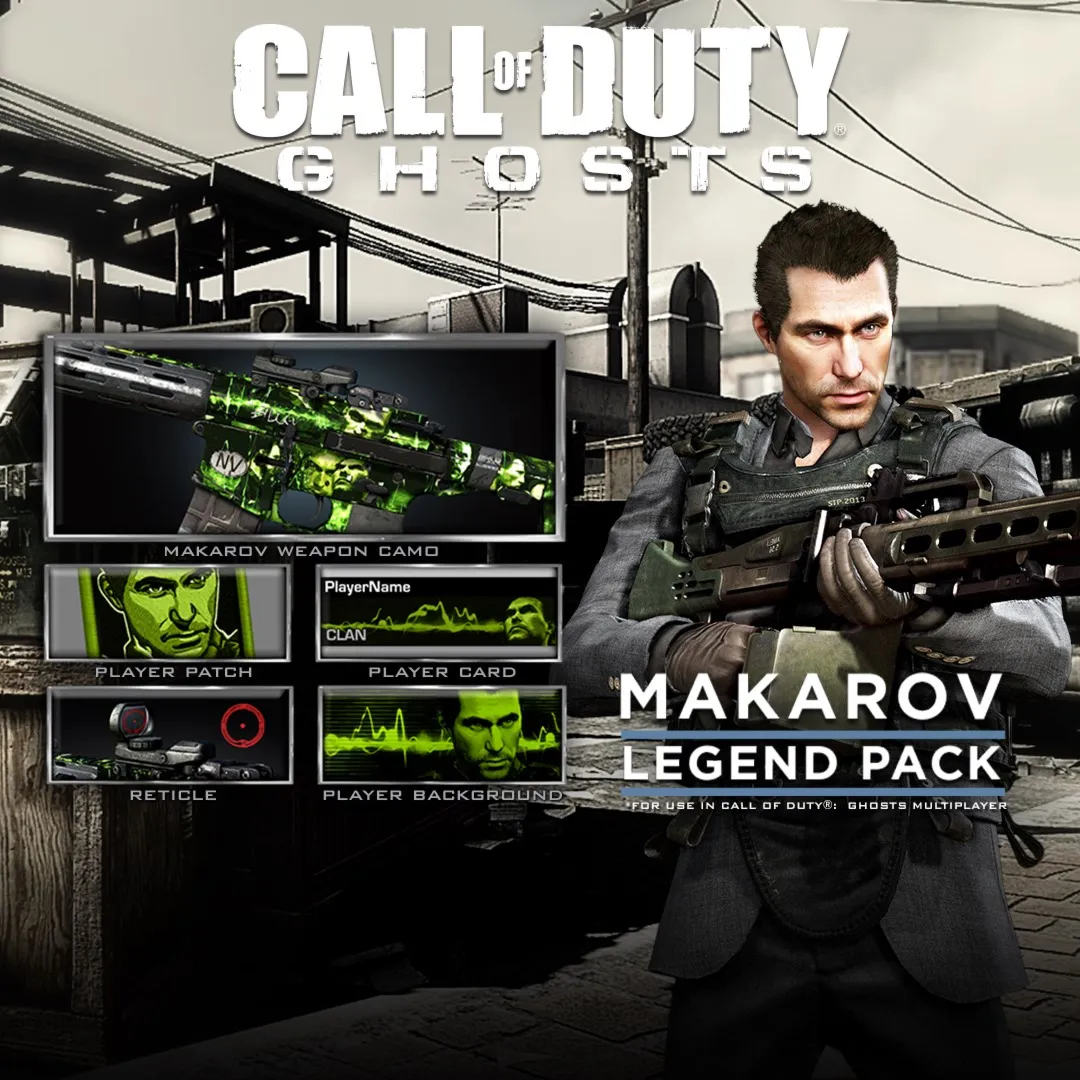 Call of Duty: Ghosts - Legend Pack - Makarov | XBOX | For any account