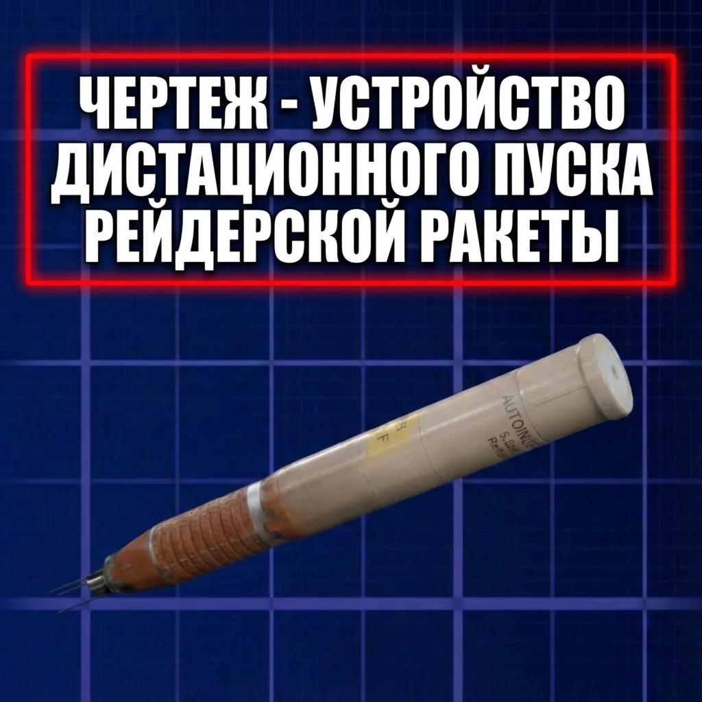 ЧЕРТЕЖ - УСТРОЙСТВО ДИСТАЦИОННОГО ПУСКА РЕЙДЕРСКОЙ РАКЕТЫ ARC Raiders