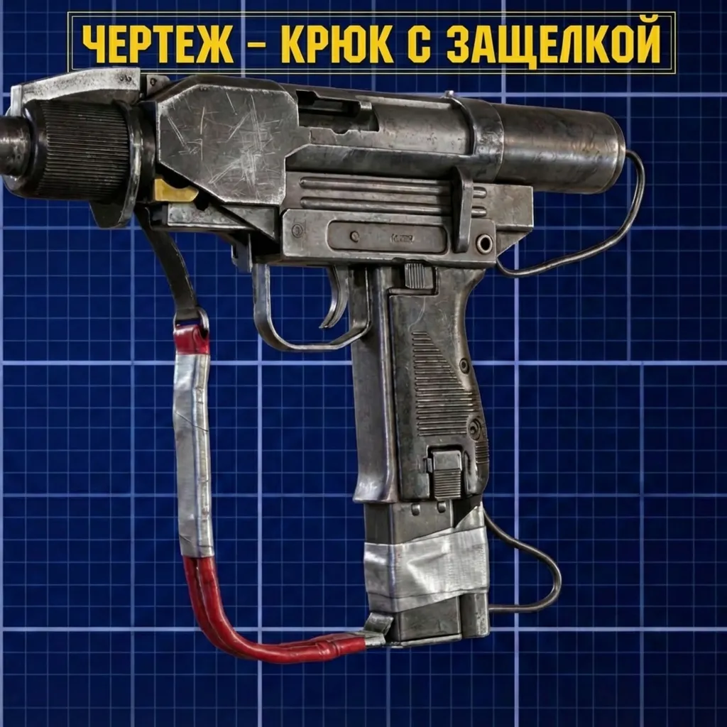 ЧЕРТЕЖ - КРЮК С ЗАЩЕЛКОЙ ARC Raiders