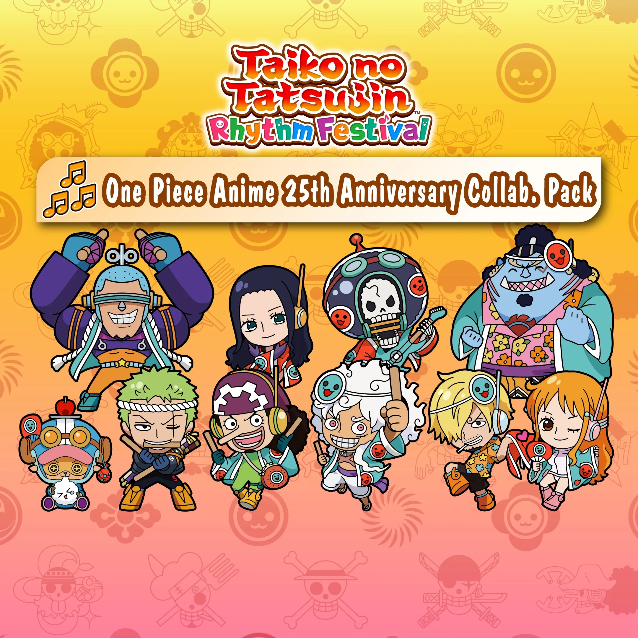 Taiko no Tatsujin: Rhythm Festival - One Piece Anime 25th Anniversary Collab. Pack |