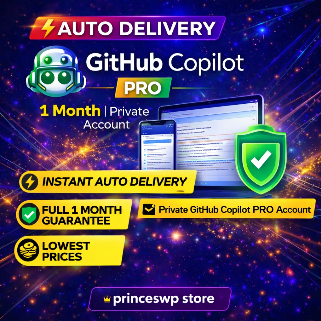 АВТОДОСТАВКА | GitHub Copilot PRO – 1 месяц | Личный аккаунт