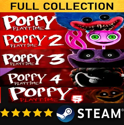POPPY PLAYTIME 1 + 2 + 3 + 4 + 5 (ВСЕ ЧАСТИ) + БУДУЩИЕ・STEAM・PC