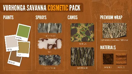 theHunter: Call of the Wild - Vurhonga Savanna Cosmetic Pack DLC Steam КЛЮЧ (valid un