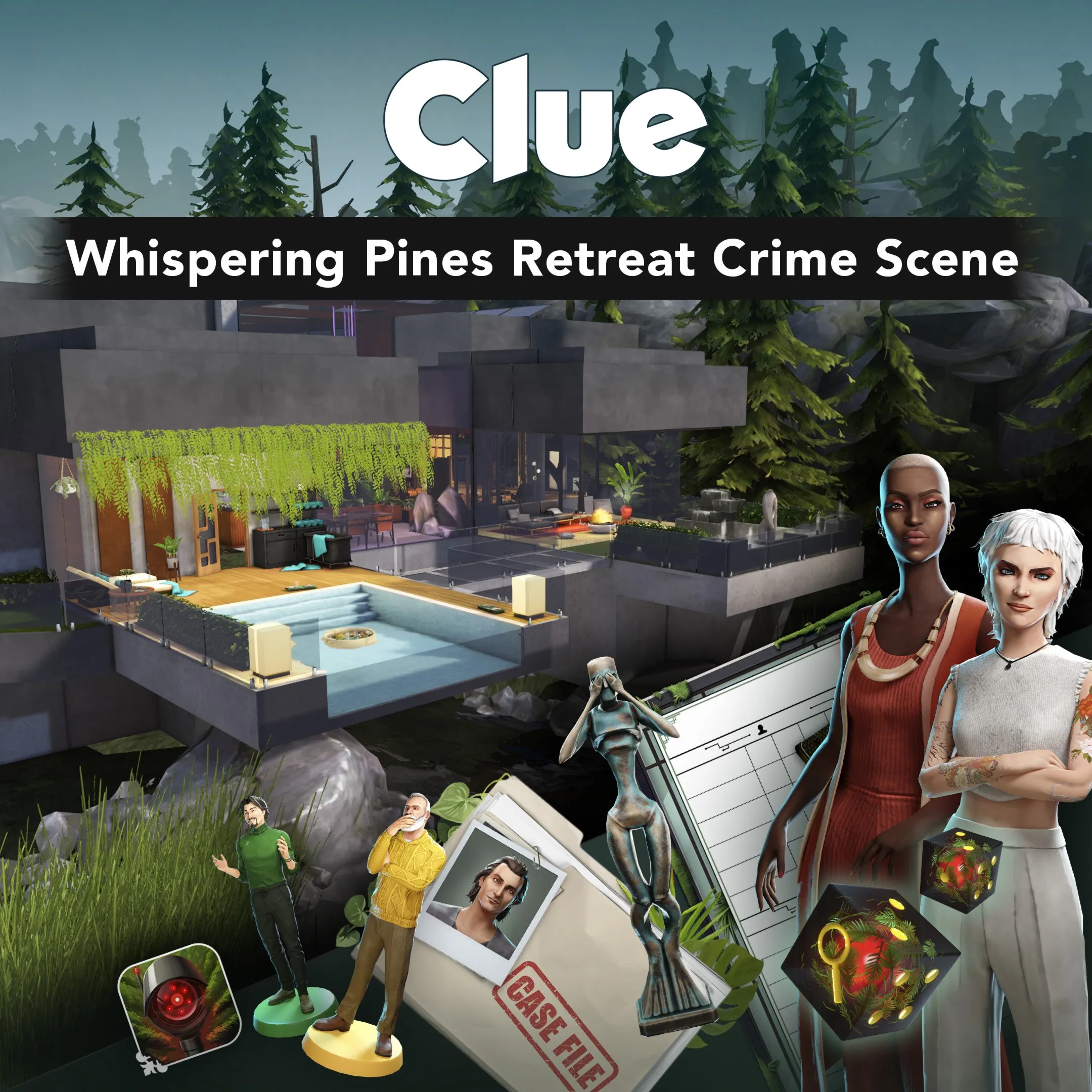 Clue: Whispering Pines Retreat Crime Scene Bundle | XBOX | На любой аккаунт