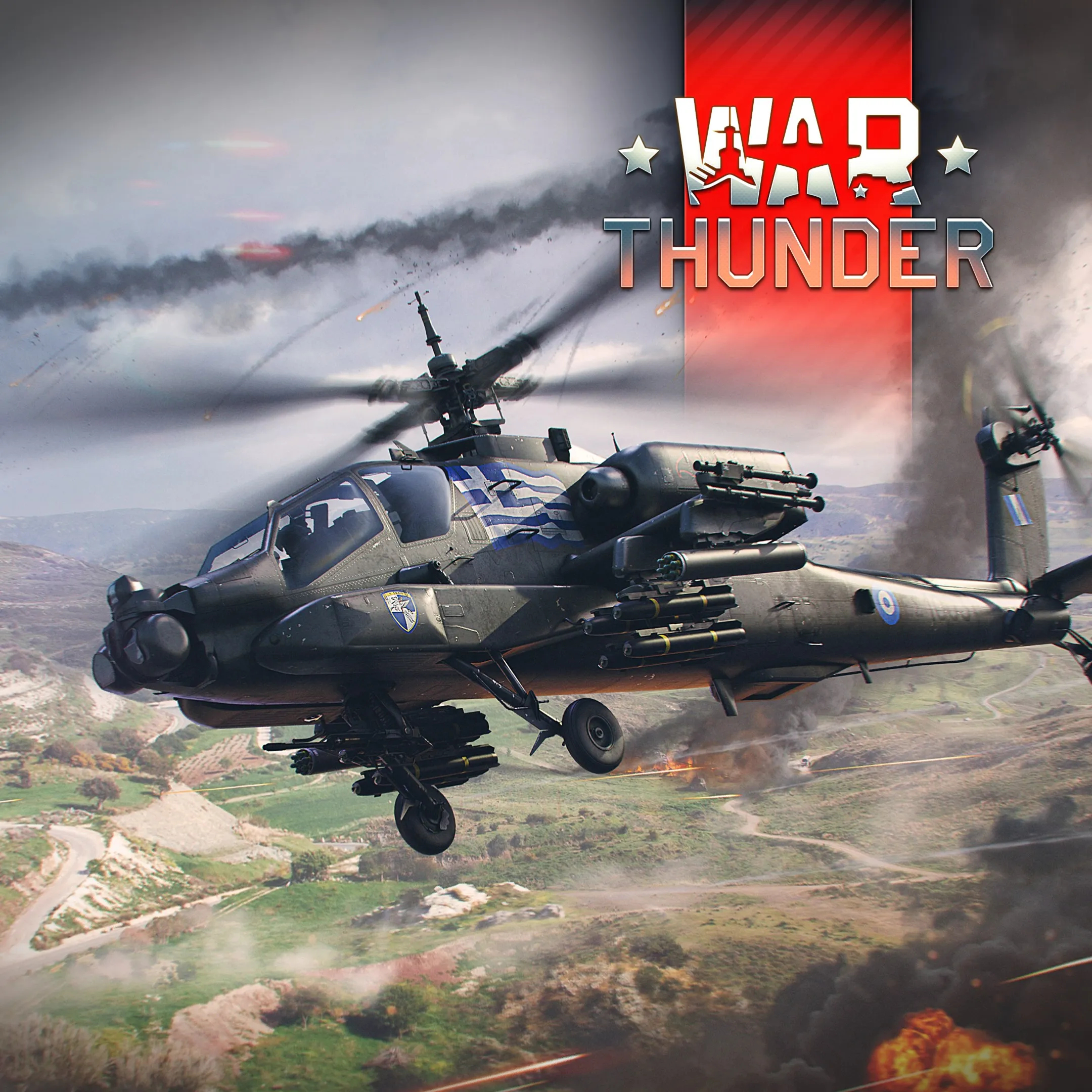 War Thunder - Greek AH-64A Apache | XBOX+PC | На любой аккаунт