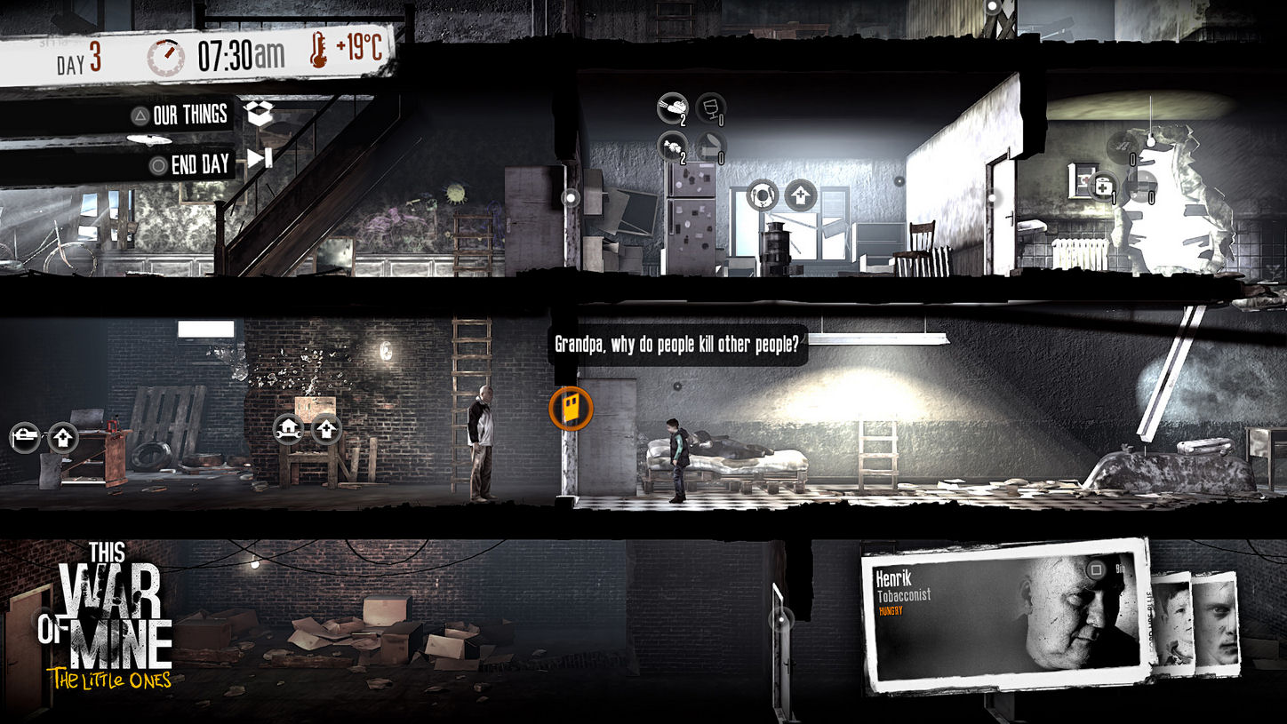 This war of mine как передвигать мебель