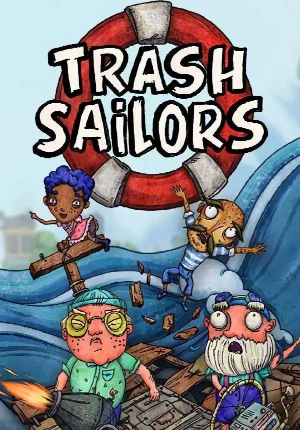 Trash sailors. Trash игра. Trash Sailors [ps4. Trash Sailors: co-op Trash Raft Simulator.