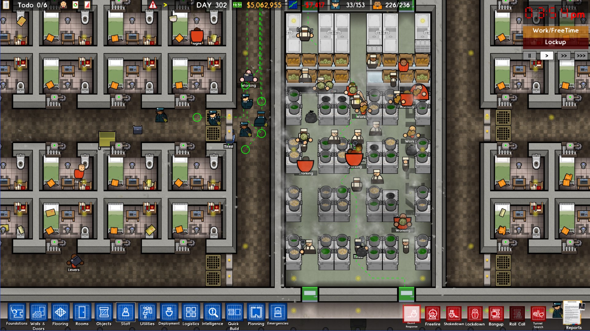 Prison architect кухня