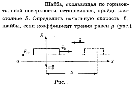 Шайба скользит по горизонтальному столу и налетает на другую покоящуюся шайбу