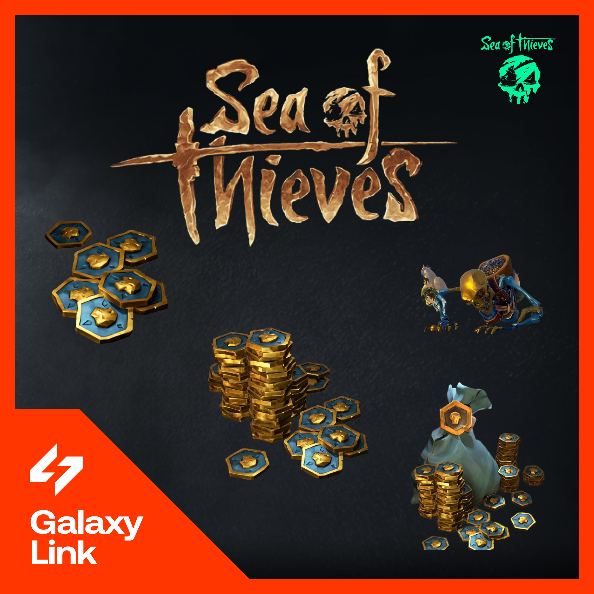 Купить ?‍☠️ Sea of Thieves ? 150 - 4250 монет ? XBOX/PC/