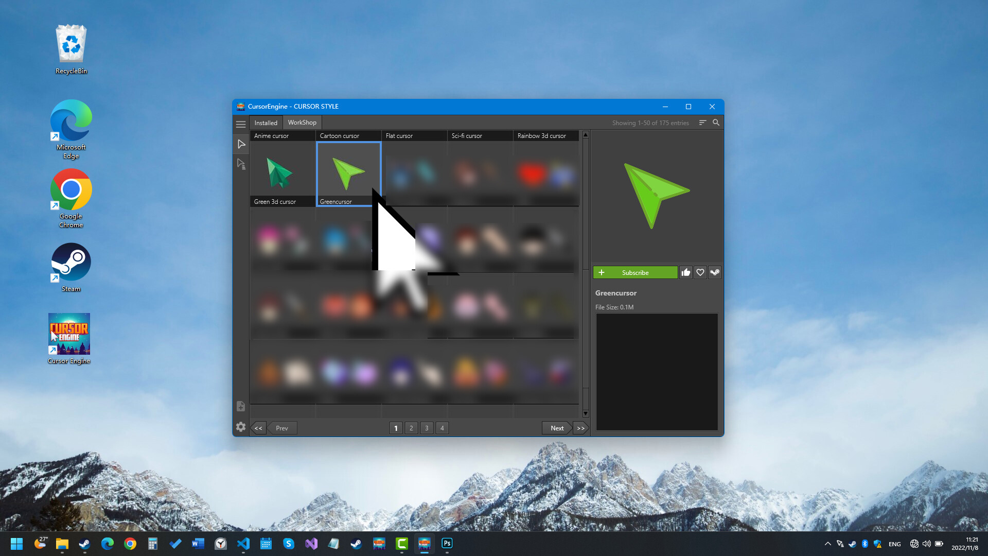 Cursor engine