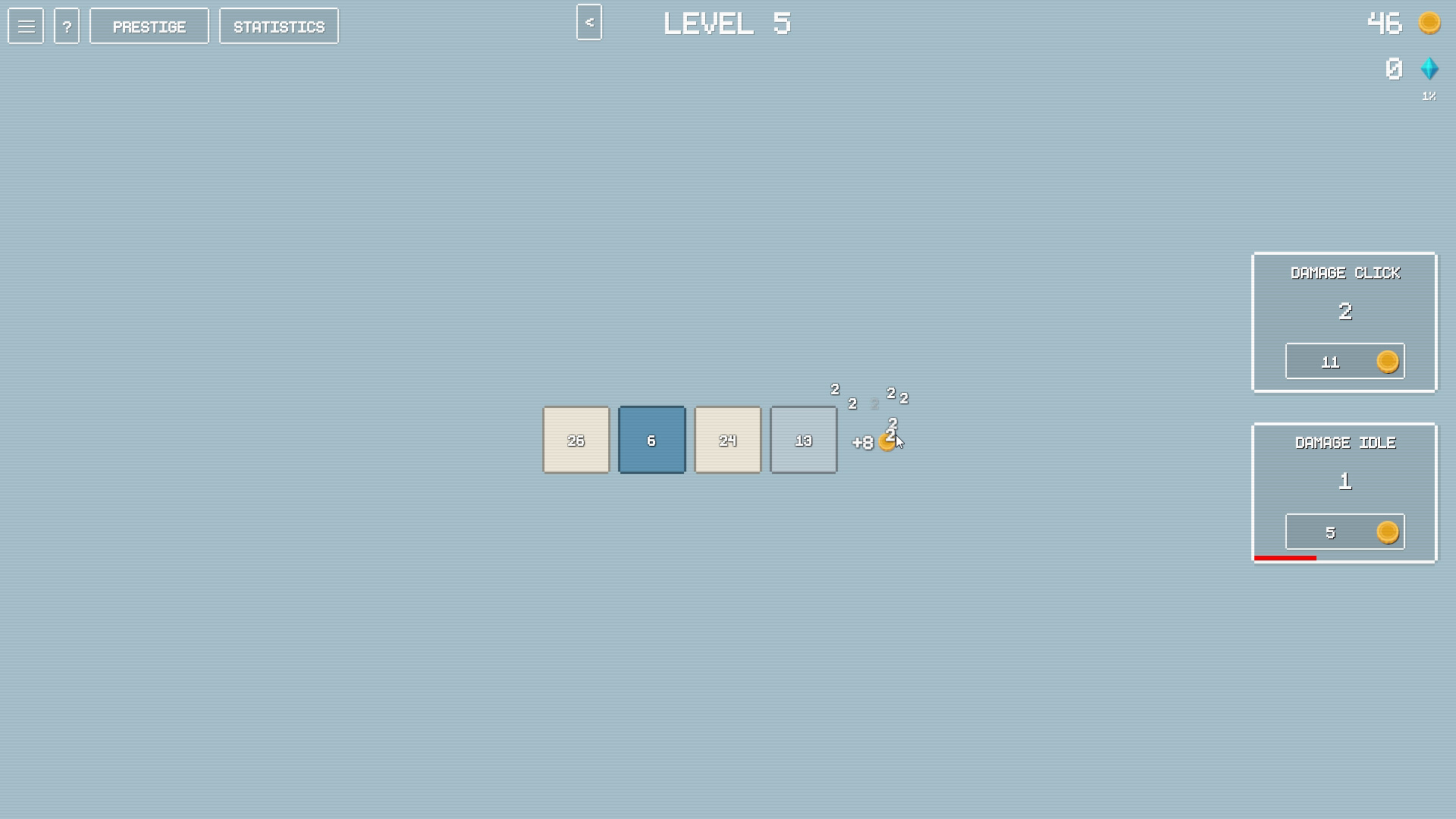 Режим idle. Melvor idle.