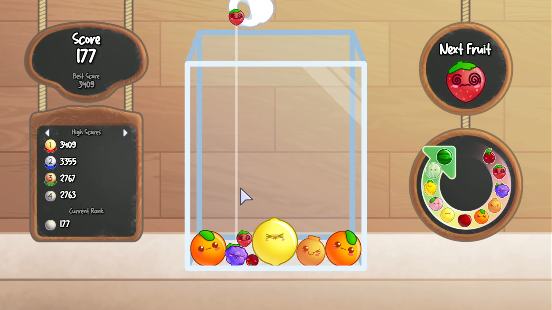 Fruit drop game