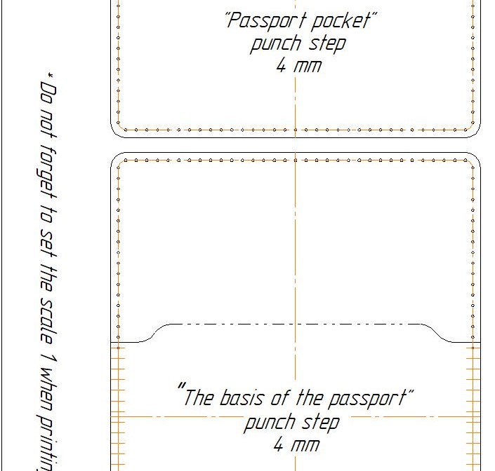 Бесплатная выкройка паспорт Купить Обложка для паспорта. Выкройка.