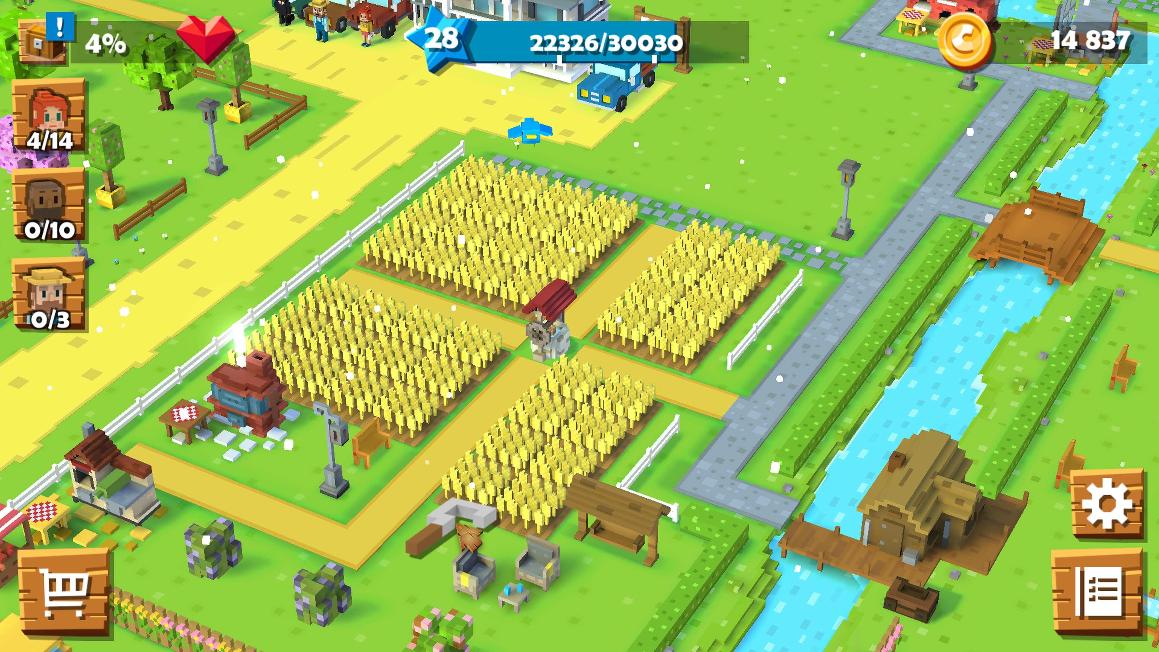 Blocky farm много денег