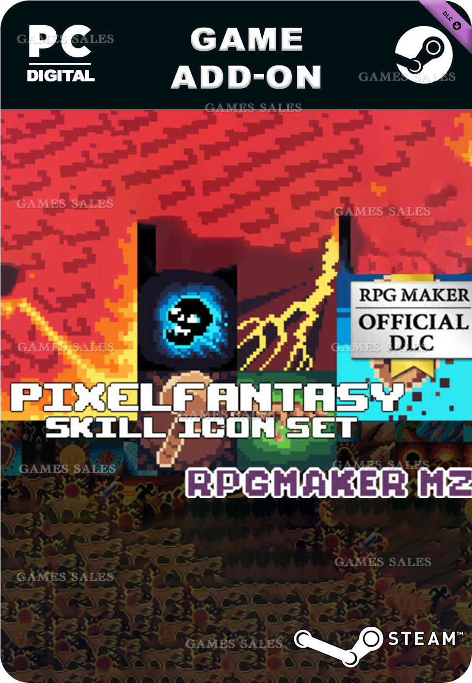 Buy 💙RPG MAKER MZ - PIXEL FANTASY SKILL ICON SET💙STEAM