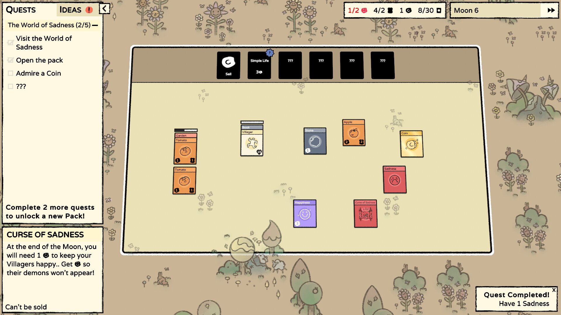 Curse the world. Stacklands игра. cursed world. stacklands.