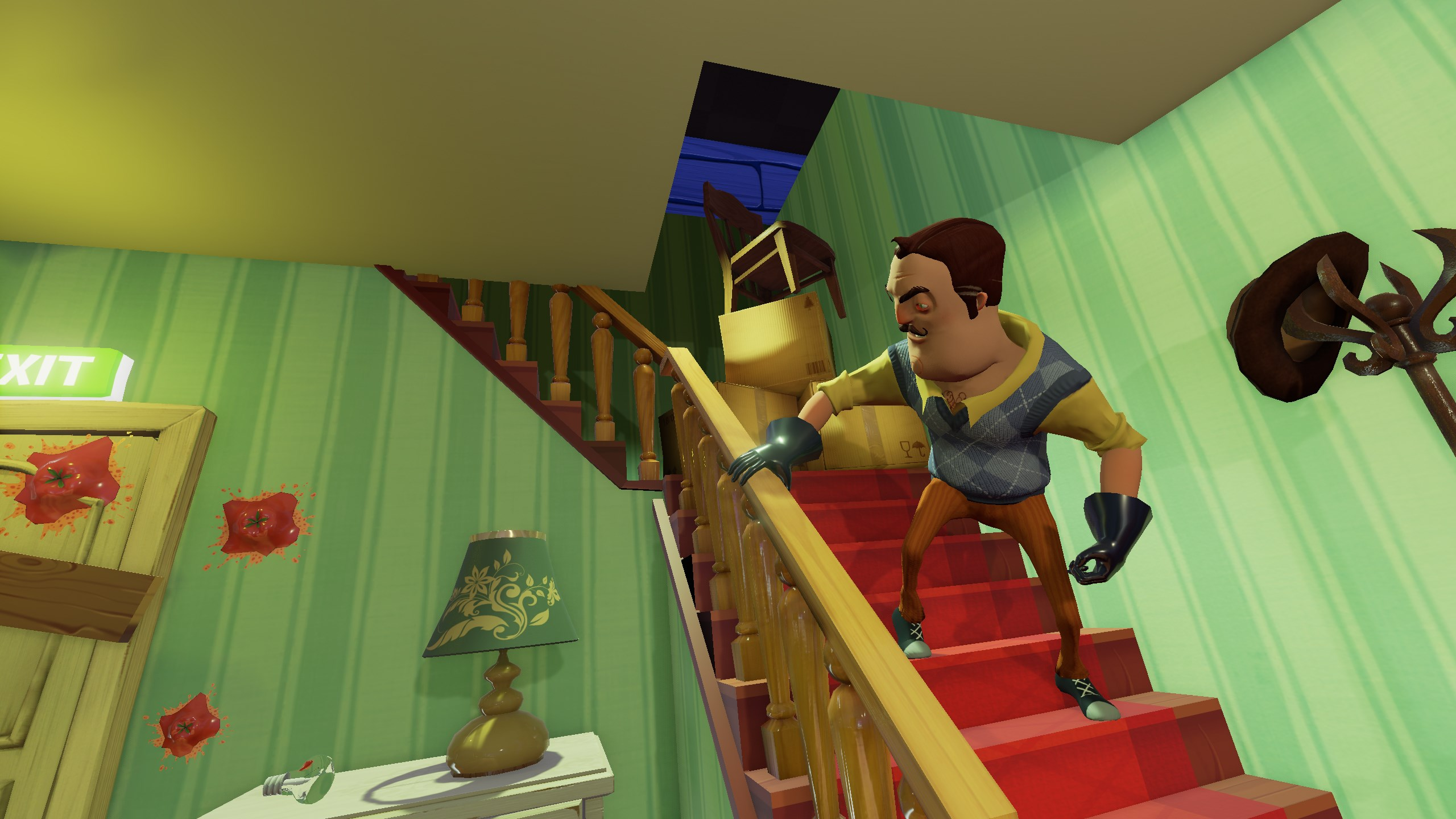 Игра Hello Neighbor,привет сосед ." - картинка создана в Шедевруме